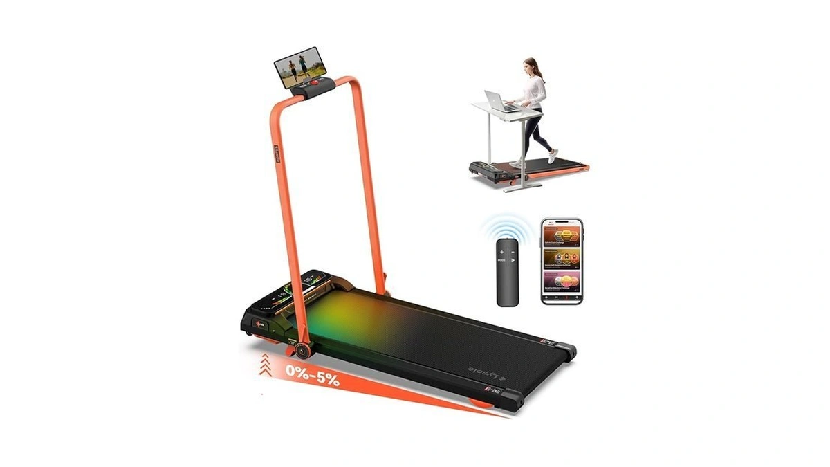 Lysole Walking Pad Treadmill With Incline And Handle Bar,treadmills For