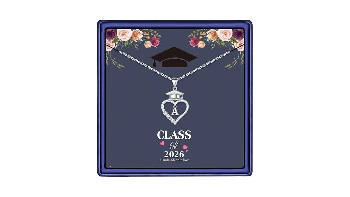 M Mooham 2026 Graduation Gift For Her, 14k White Gold