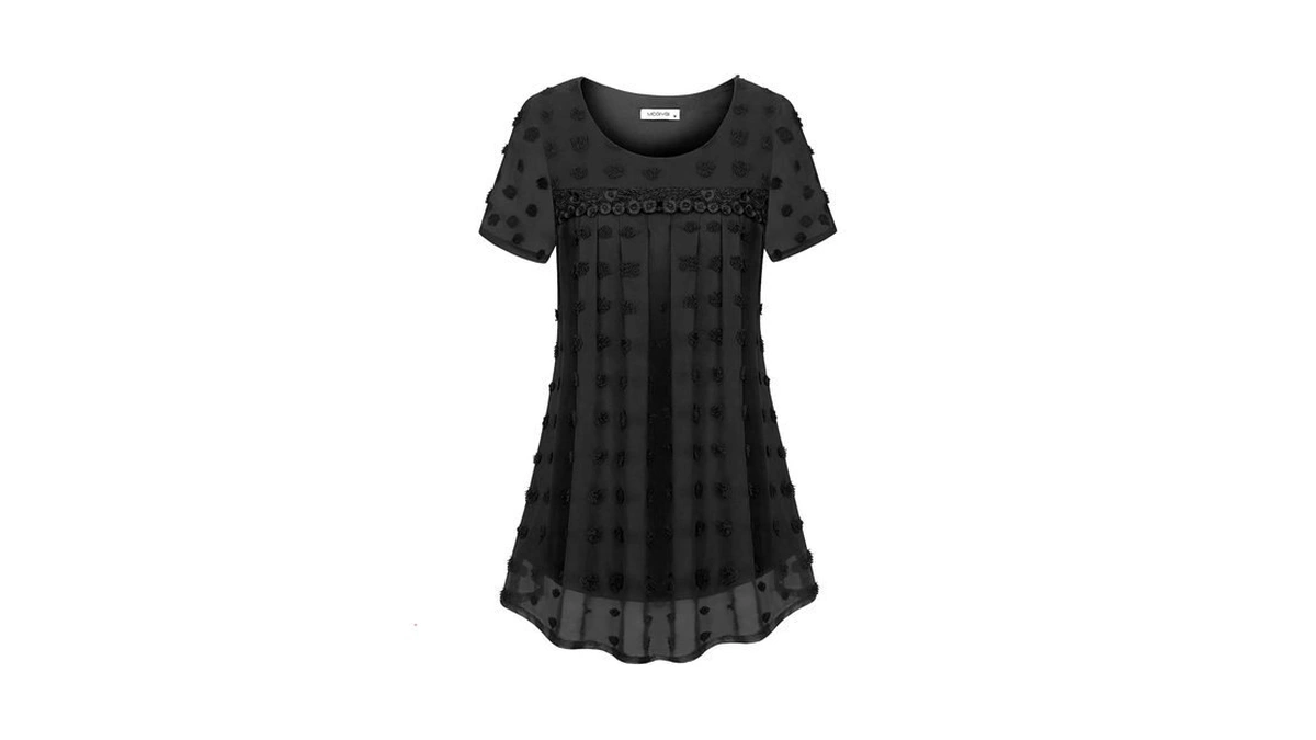 Moqivgi Blouses For Women Fashion Summer Clothes Chiffon Elegant Short