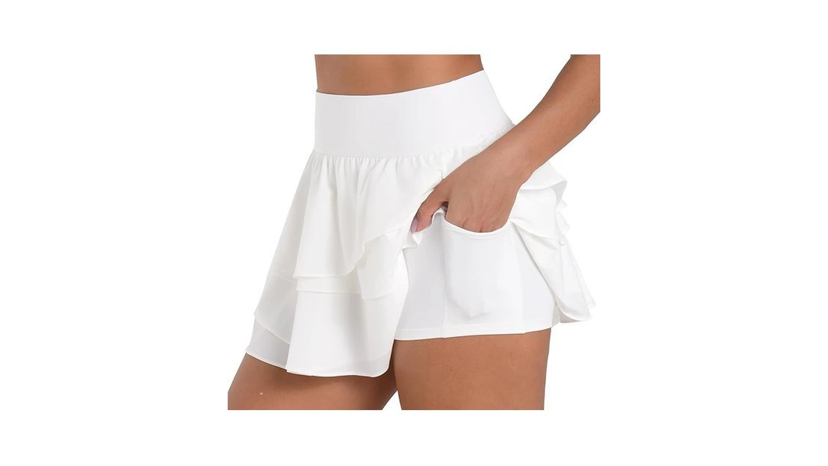 Sunzel Pleated Tennis Skort For Women, High Waisted Athletic Skirt