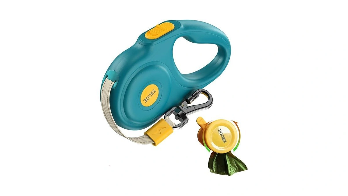 Retractable Dog Leash 16ft For Small & Medium Dogs, Sturdy