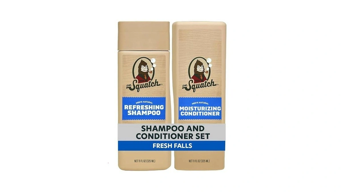 Dr. Squatch Men's Natural Shampoo And Conditioner Set – Sulfate