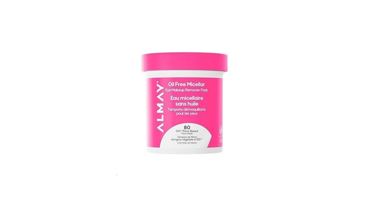 Almay Oil Free Micellar Eye Makeup Remover Pads, Gentle &