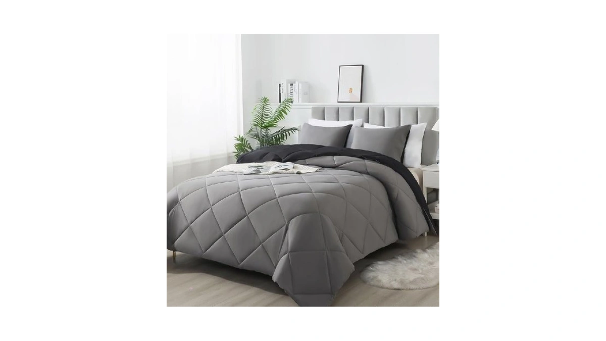 Suvamjam 3-piece Twin Comforter Set,all-season,soft & Hypoallergenic &breathable Bedding,polyester Quilted,down