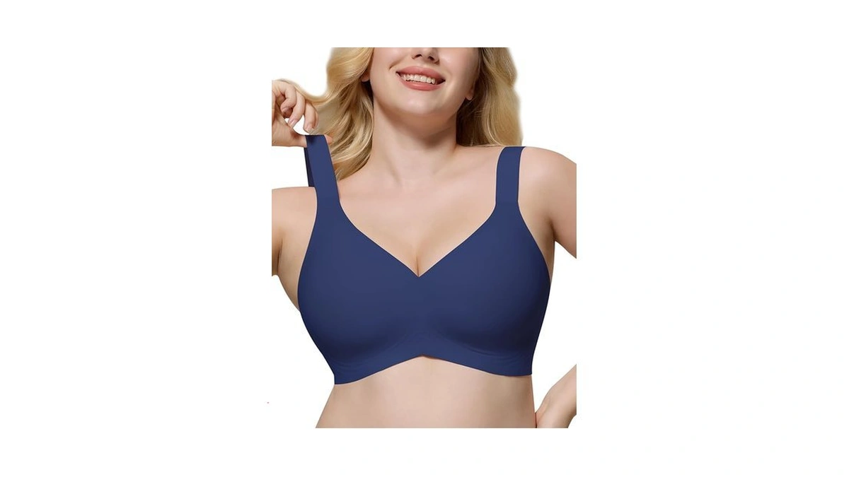 Horisun Womens Bra No Underwire Wireless Seamless Wirefree Support Lift