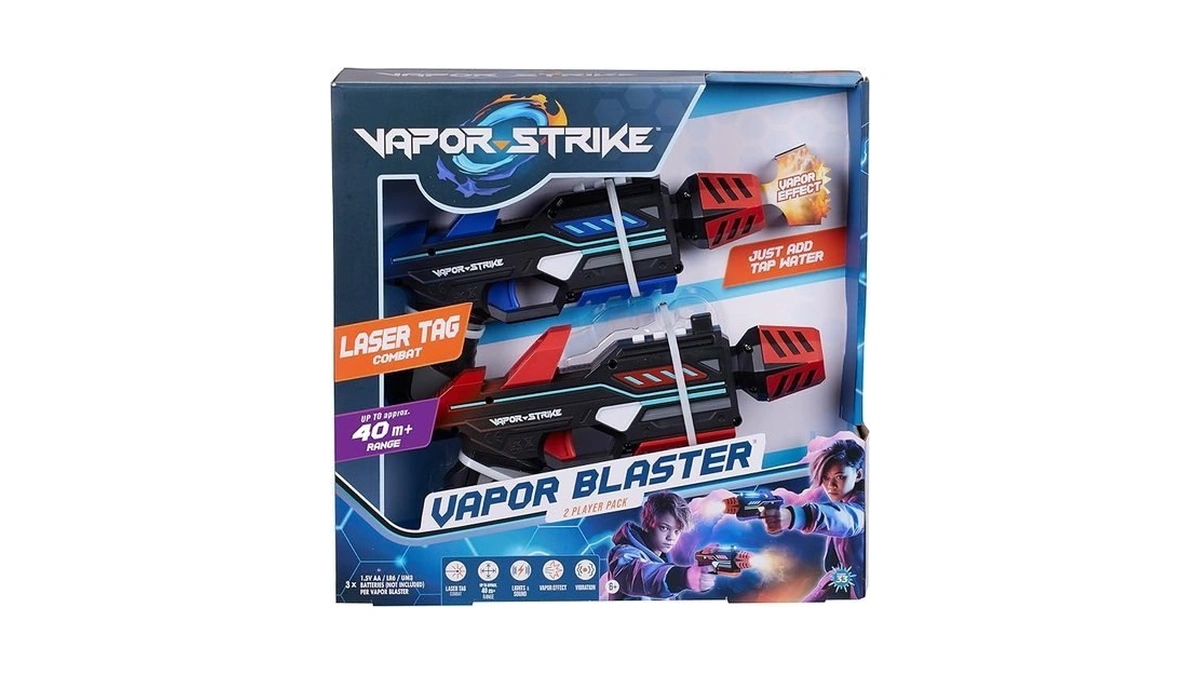 Vapor Strike Vapor Blasters 2 Player Pack, Lights, Sounds &