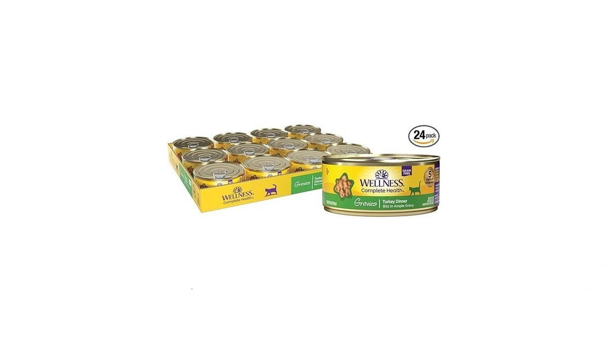 Wellness Complete Health Gravies Adult Canned Wet Cat Food, Natural,