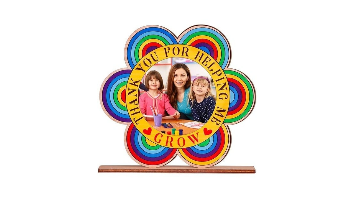 Waahome Wood Teacher Picture Frame - Teacher Appreciation Gifts For
