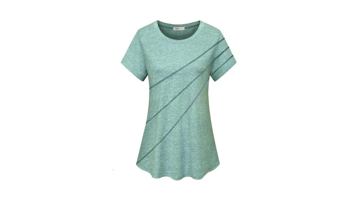 Axbyczd Yoga Tops For Women Activewear Workout Running Gym Shirts