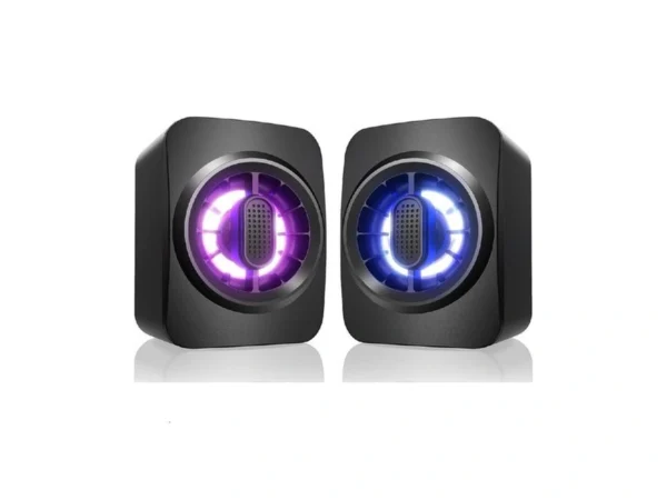 Offsir Computer Speakers,rgb Pc Speakers, Usb Powered 3.5mm Aux Speaker