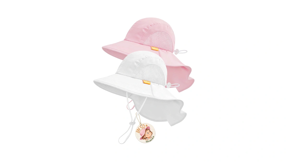 Furtalk Toddler Kids Sun Hat Upf 50+ Sun Protective Bucket