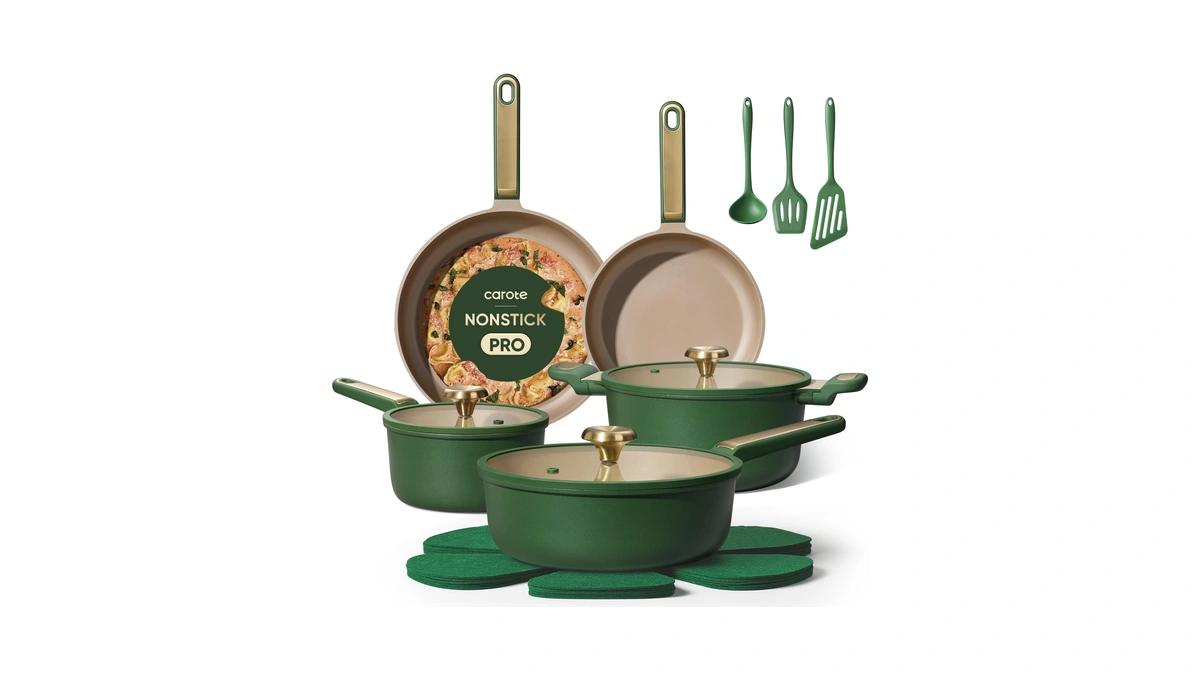 Carote Pots And Pans Set Non Stick, Cookware Set, 16pcs