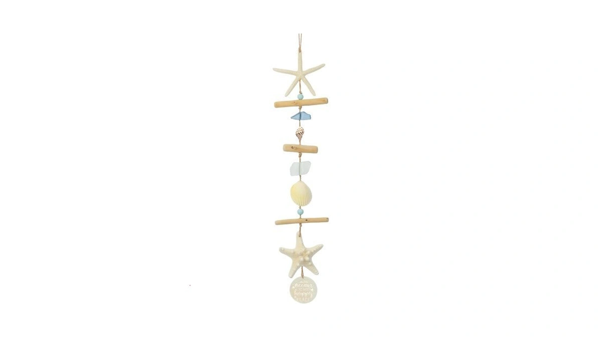 Coastal Wall Decor – Beach Wall Art Handcrafted With Driftwood,starfish,conch,seaglass