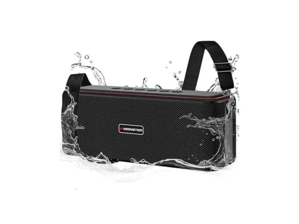 Monster Shock Pro Bluetooth Speaker With Strap, 80w Loud Speaker