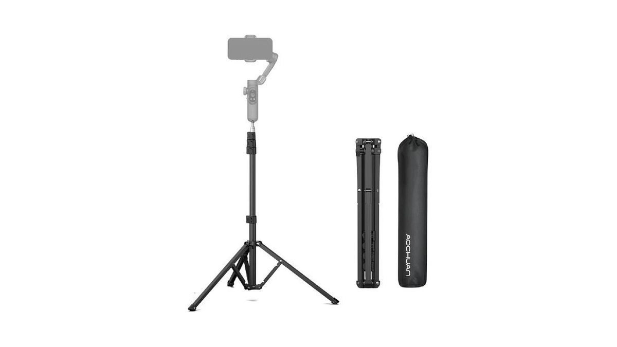 Aochuan Tripod For Iphone, 67" Phone Tripod W/storage Bag For