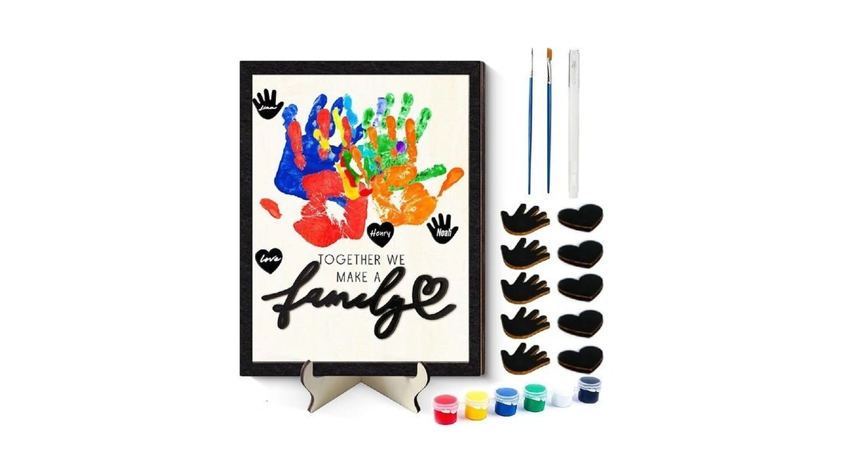 Gtyrero 12 Inch Together We Make A Family Wooden Plaque