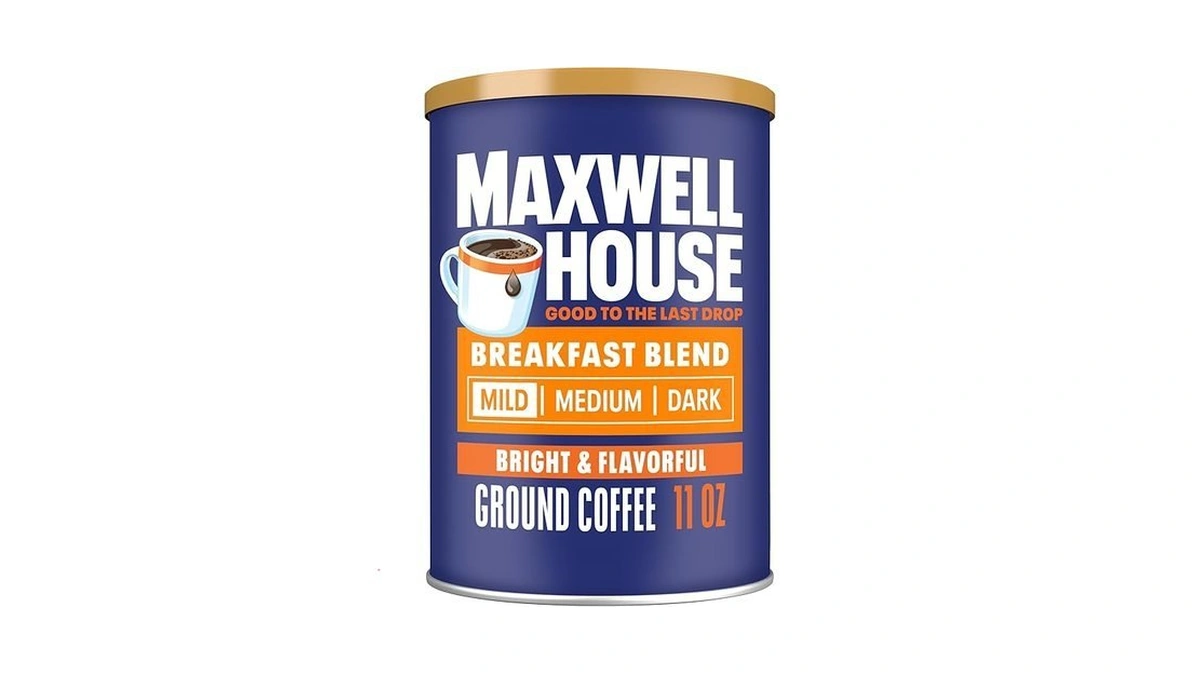 Maxwell House Breakfast Blend Ground Coffee, Light Roast, 11 Ounce
