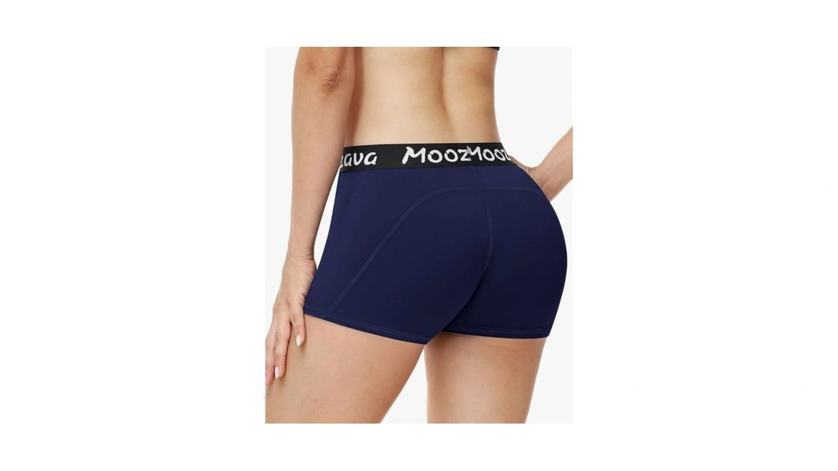 Moozava Volleyball Shorts Womens - 3"/5"/8" Compression Spandex Shorts For