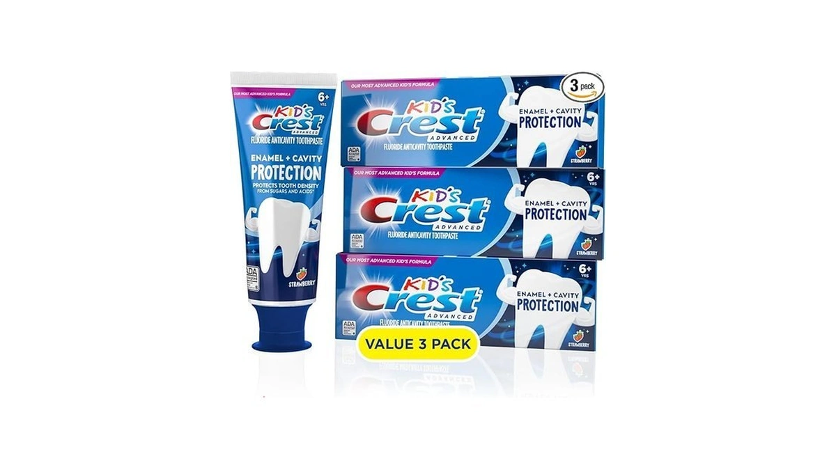 Crest Kids Enamel + Cavity Protection Toothpaste, 4.1oz (pack Of