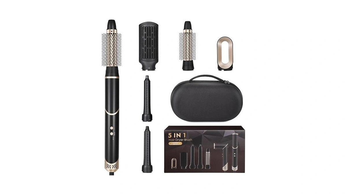 6 In 1 Hot Air Brush & Hair Dryer β