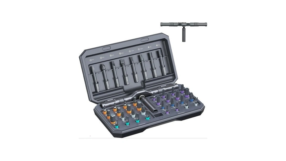 Oria 42 In 1 Magnetic Screwdriver Set, Multi Bit Ratchet