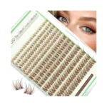 Keyyou Spider Brown Lash Clusters- Natural Wispy Spider Manga Style