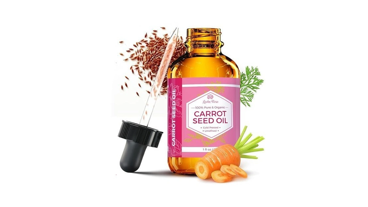 Leven Rose Carrot Seed Oil Pure Unrefined Cold Pressed Moisturizer