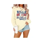 Jinting Football Sweatshirts Women Game Day: Football Letters Print Tee