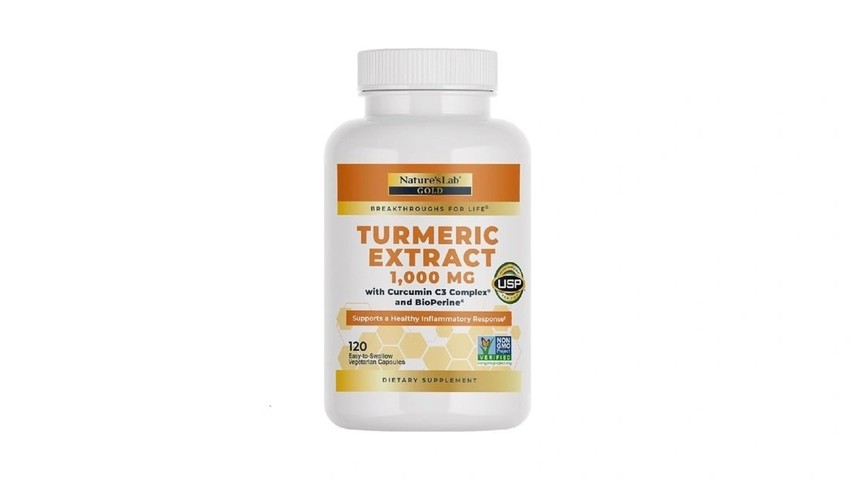 Nature's Lab Turmeric Curcumin C3 Complex 1000mg - Turmeric Extract