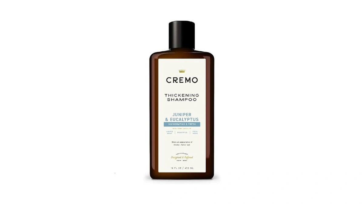 Cremo Juniper & Eucalyptus Barber Grade Thickening Shampoo, 16 Fl