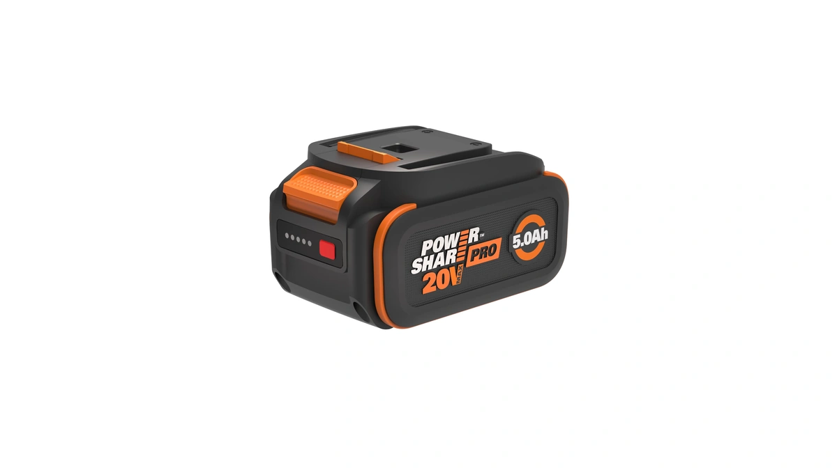 Worx Battery 20v 5.0 Ah Powershare Pro Lithium-ion Battery, Wa3675