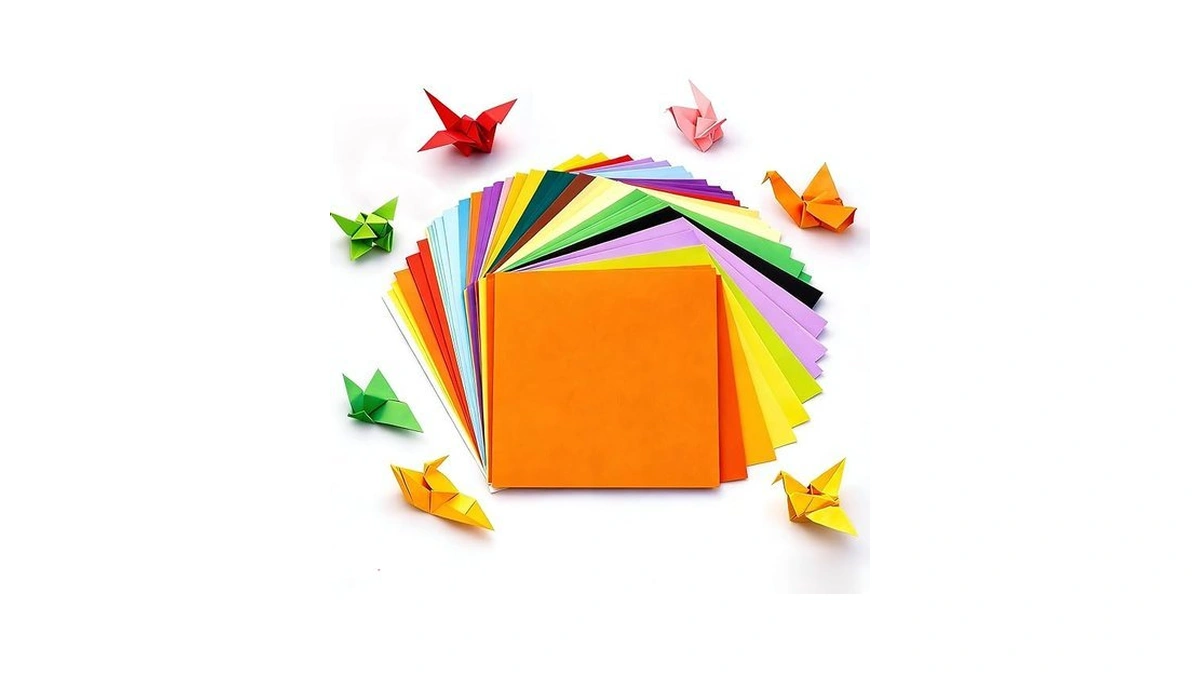 Origami Paper 160 Sheets - 20 Vivid Colors - 6x6