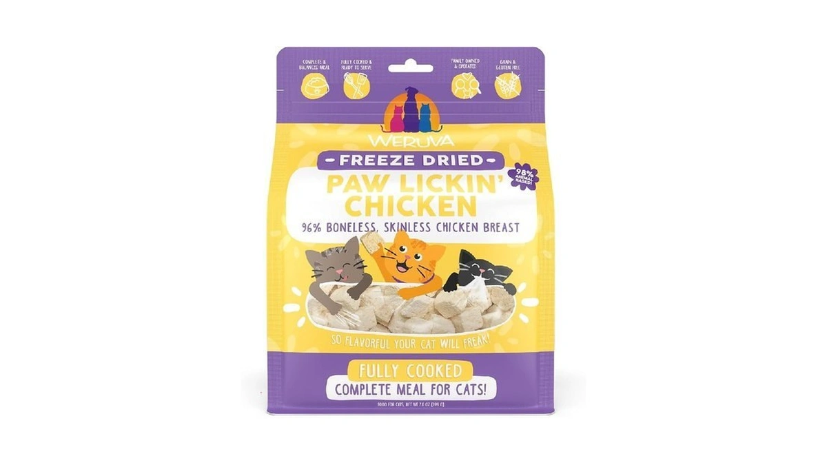 Weruva Cat Freeze Dried, Paw Lickin' Chicken With Chicken Breast,