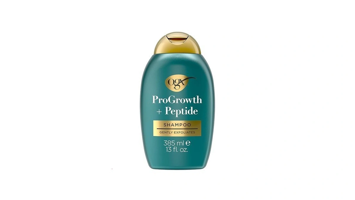 Ogx Progrowth + Peptide Clarifying Shampoo, Gentle Exfoliating Scalp Shampoo