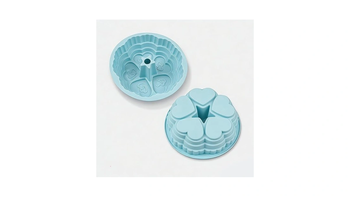 La Chat Cake Pans, Non-stick Silicone Tube Baking Molds, Microwave