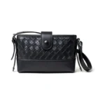 Nfenghe Small Woven Crossbody Bags Purse For Women Trendy Leather