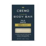 Cremo Exfoliating Body Bar For Men, Palo Santo Scent, Multi-layered