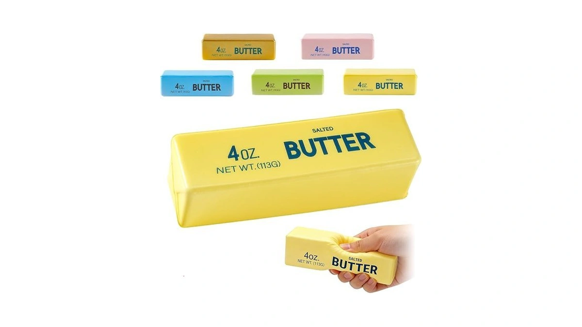 Xqoqo Butter Squishy, Soft Slow Rising Squeeze Toys, Butter Stick