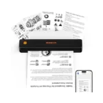 Rongta Thermal Portable Printers Wireless For Travel, Bluetooth Mobile Printer,