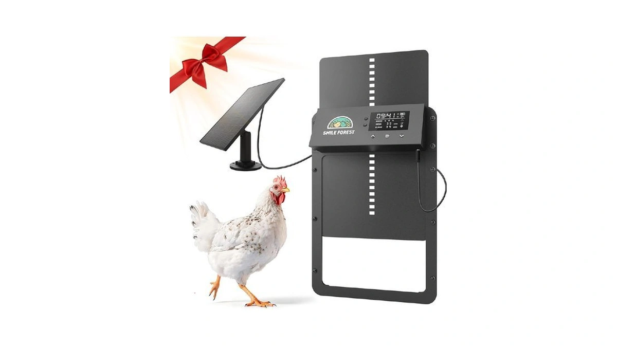 Automatic Chicken Coop Door Solar Powered, Automatic Chicken Door With