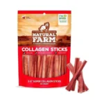 Natural Farm Odor-free Super Collagen Dog Chews (3-5 Inch, 10-pack)