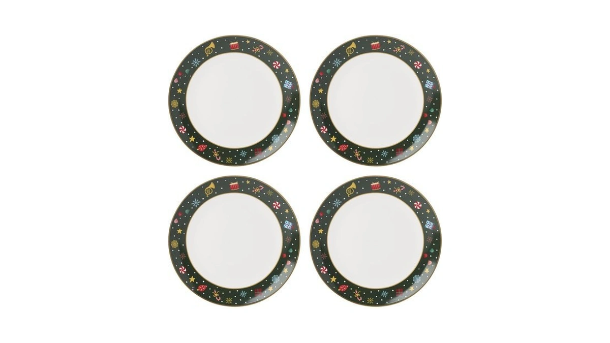 Lenox Nutcracker Ballet Collection, Porcelain Dinnerware And Serveware, Dinner Plates,