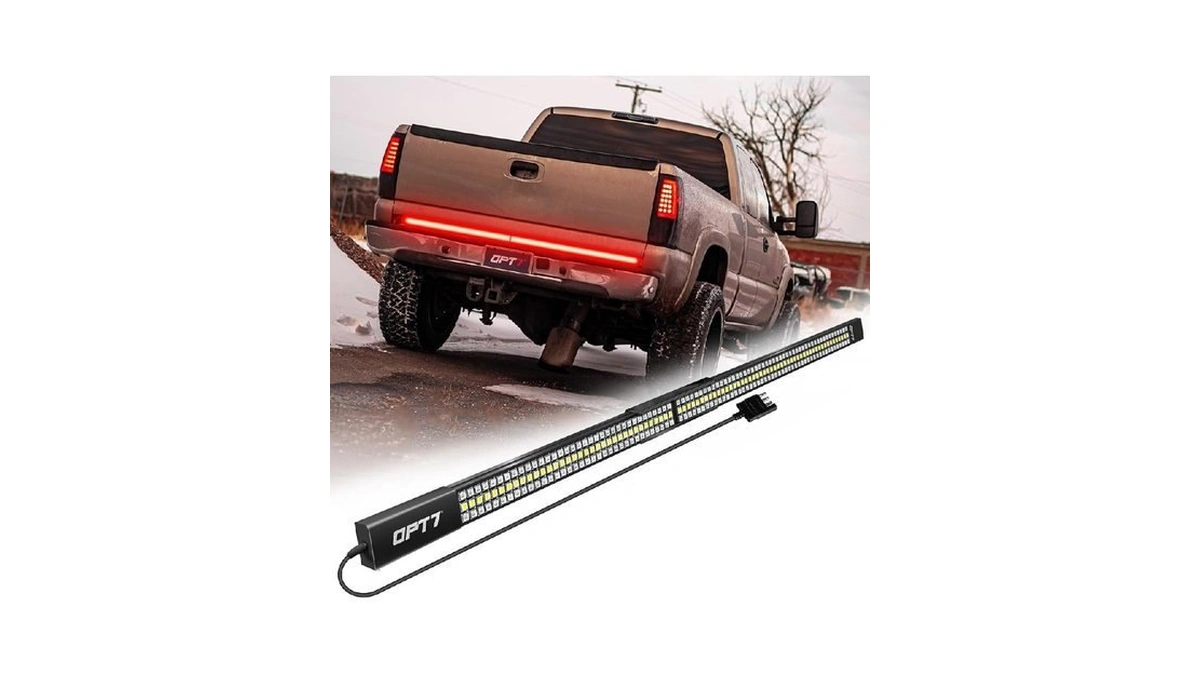 Opt7 Redline Parlux 60" Aluminum Truck Tailgate Light Bar W/sequential