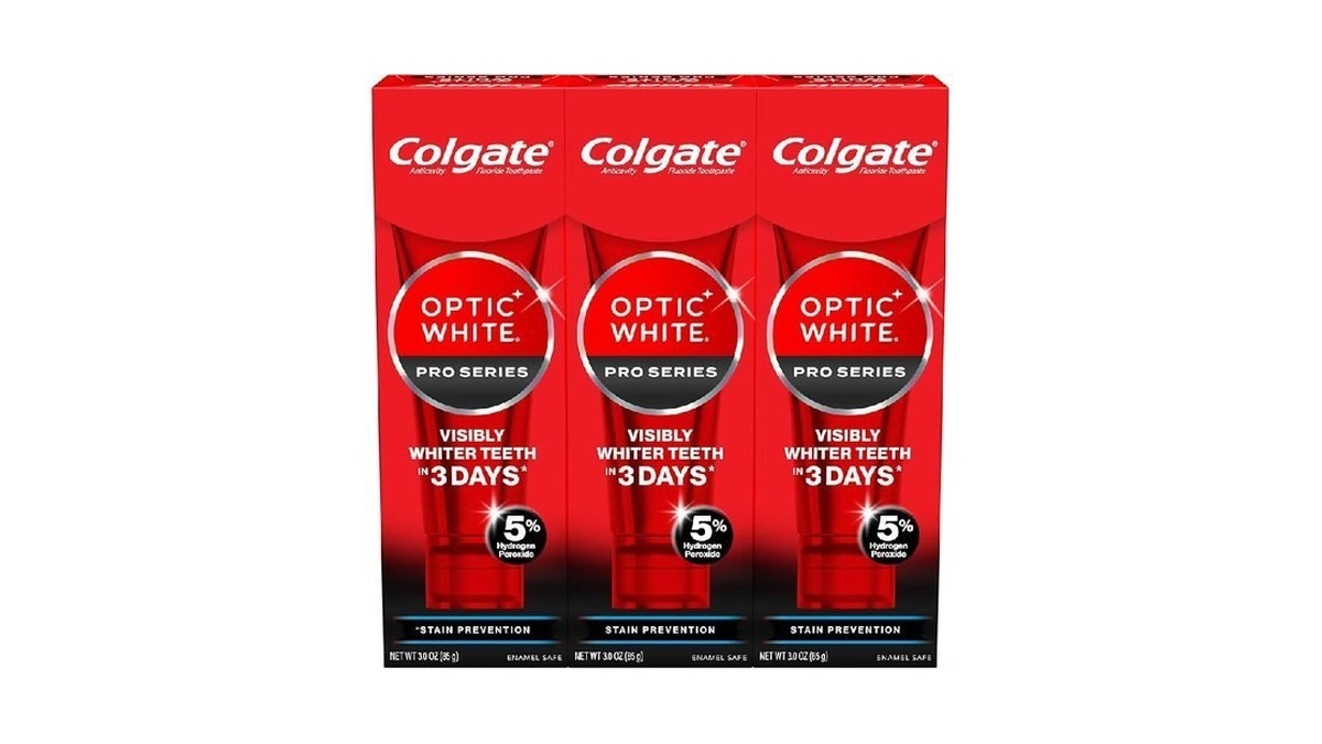 Colgate Optic White Pro Series Stain Prevention Hydrogen Peroxide Toothpaste,