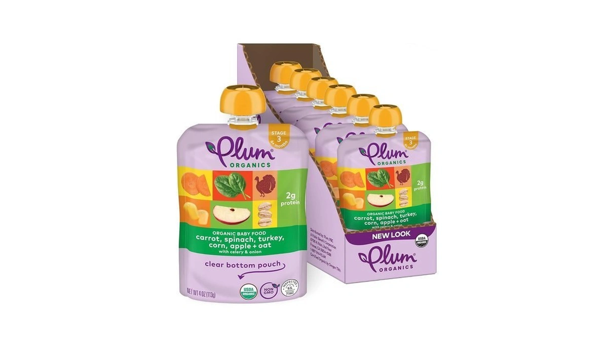 Plum Organics Stage 3 Organic Baby Food - Carrot, Spinach,