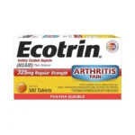 Ecotrin Regular Strength Aspirin, Arthritis Pain Relief, 325mg Regular Strength,