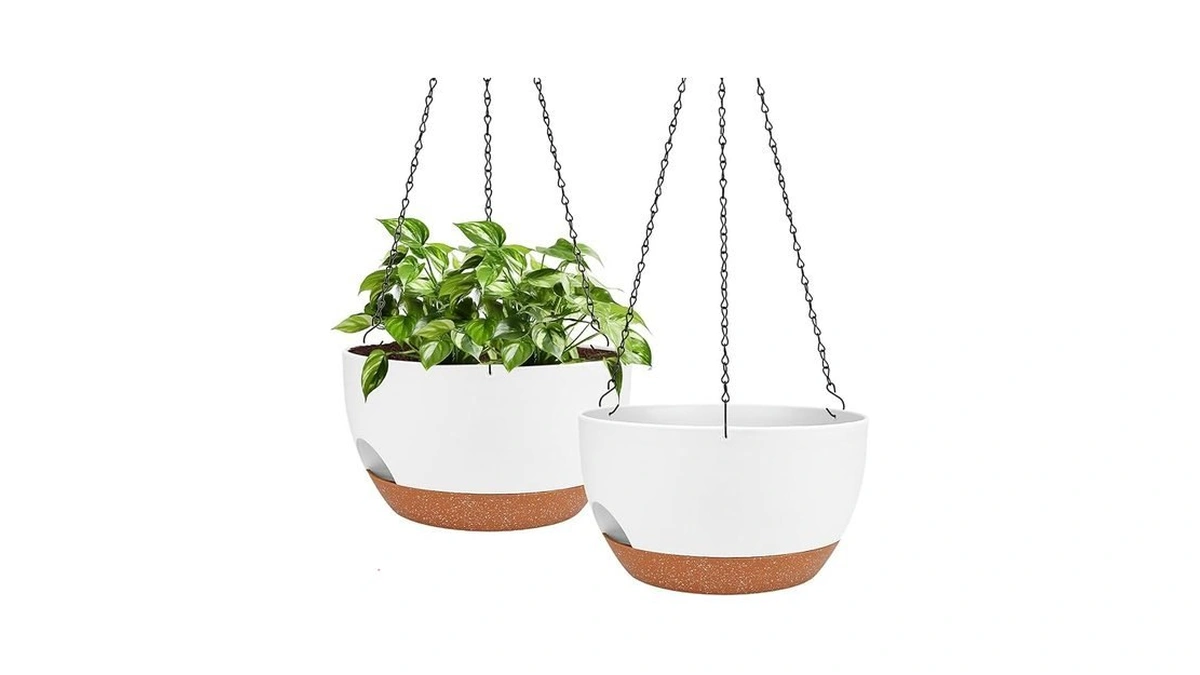 Lucieblessdesign Hanging Planters For Outdoor Indoor Plants, 2 Pack 12