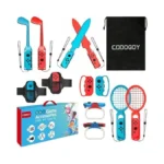 Codogoy 12-in-1 Switch Sports Accessories Bundle For Switch 1/oled -
