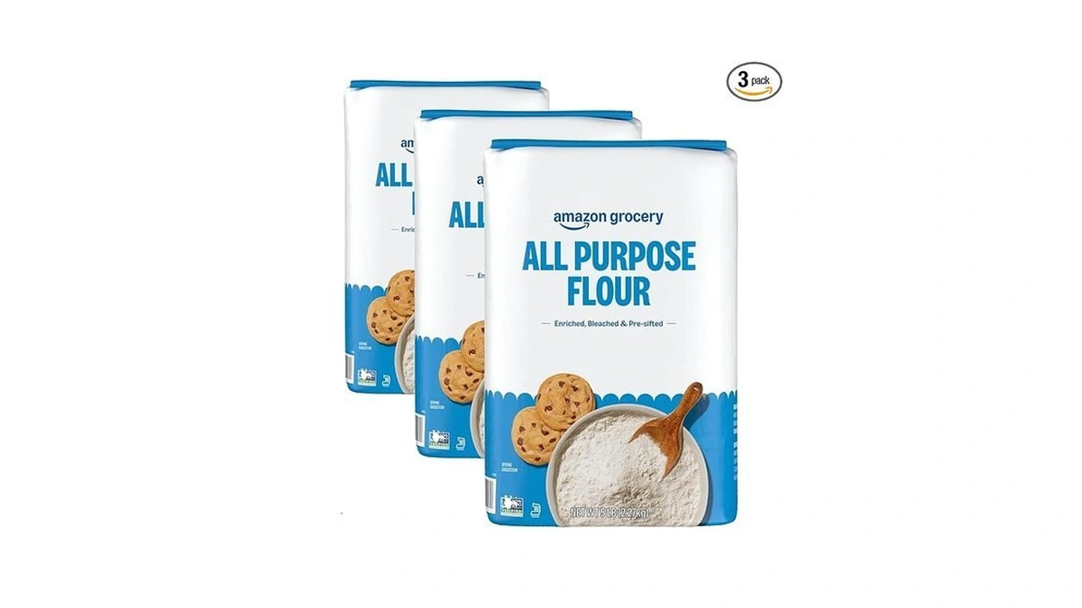 Amazon Grocery, All Purpose Flour, 5 Lb (pack Of 3)