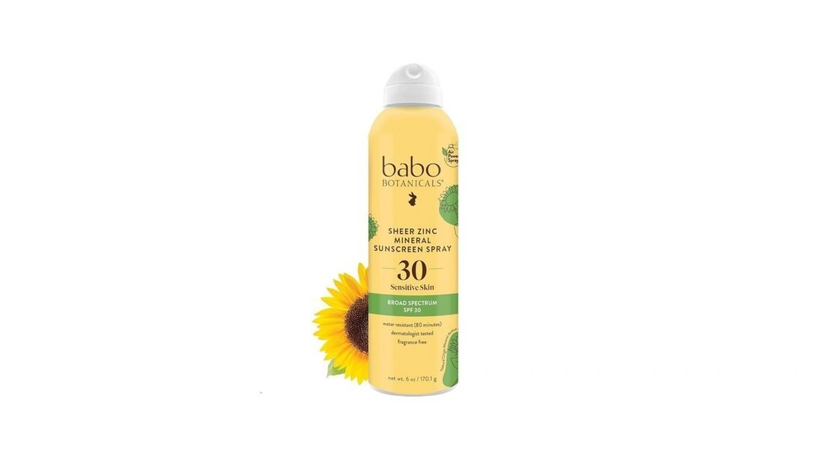 Babo Botanicals Sheer Zinc Continuous Sunscreen Spray Spf30 - Natural